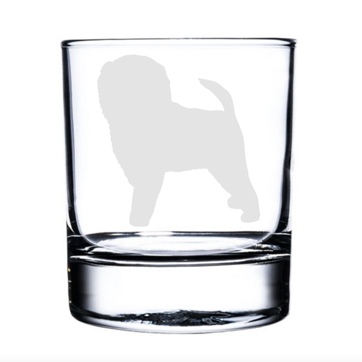 Personalised Affenpinscher Dog Engraved Whisky Glass