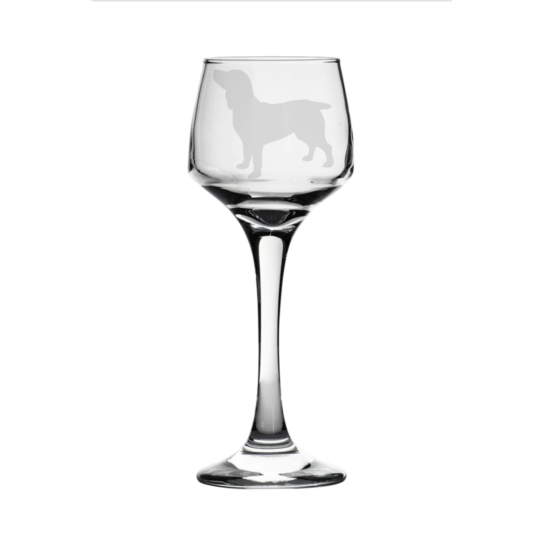 Boykin Spaniel Dog Sherry Glass