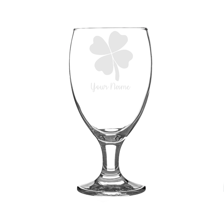 Four Leaf Clover Craft Beer Snifter Glass