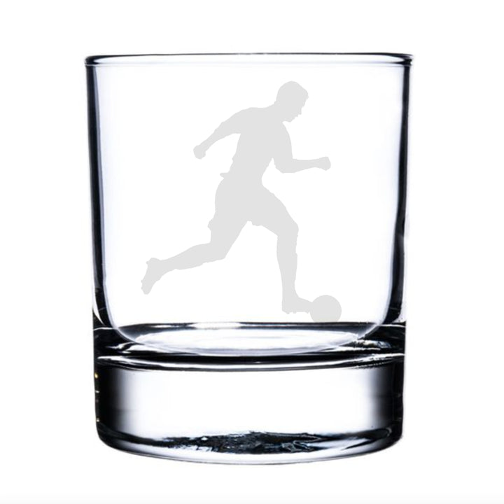 Personalised Footballer Whisky Glass