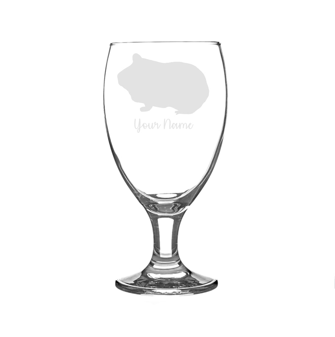 Personalised Guinea Pig Craft Beer Snifter Glass