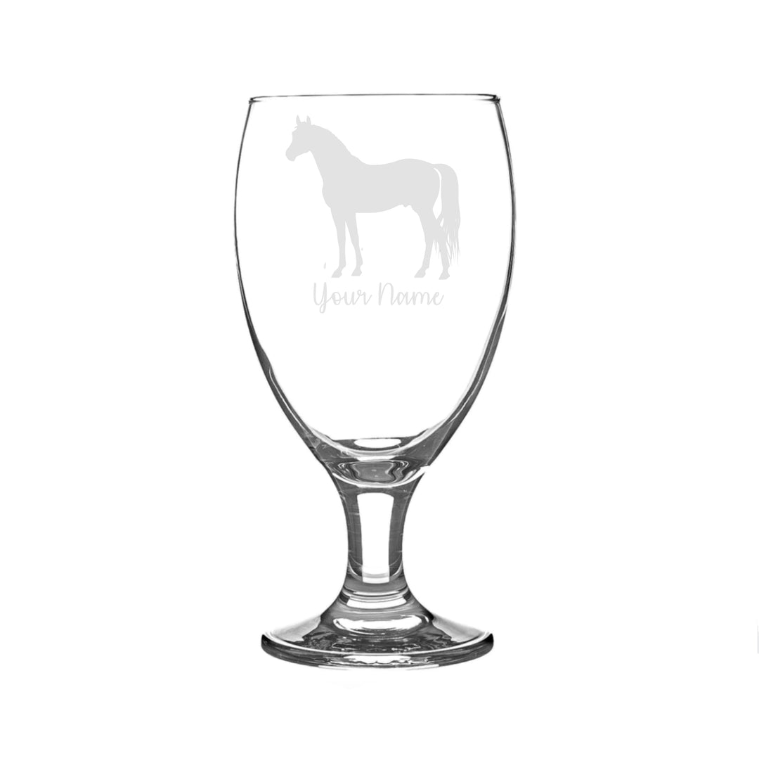 Personalised Horse Craft Beer Snifter Glass