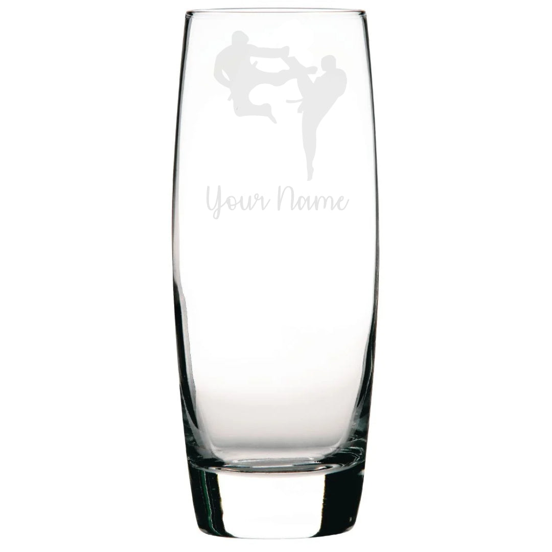 Personalised Karate Hi-Ball Glass