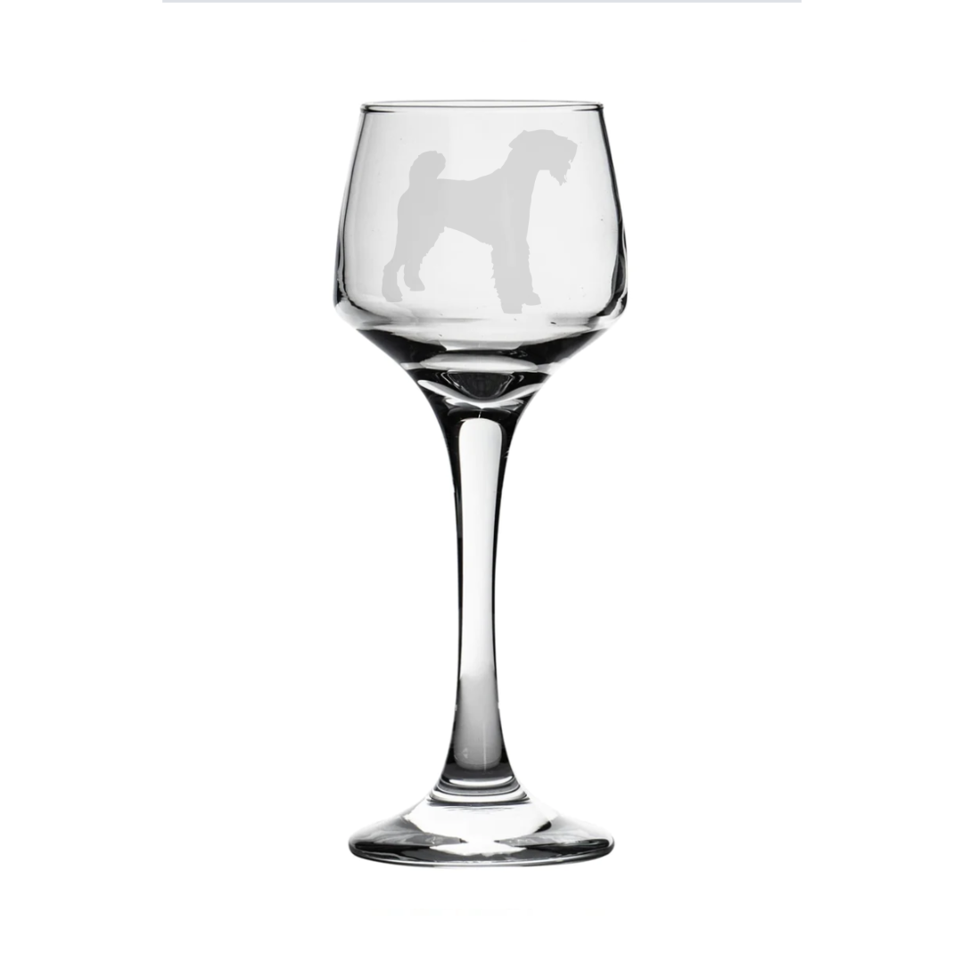 Lakeland Terrier Dog Sherry Glass