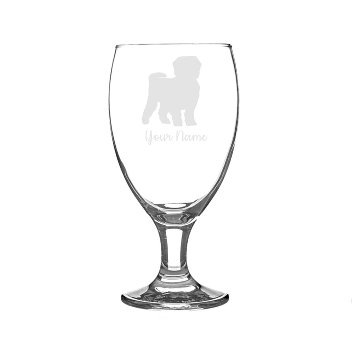 Personalised Maltese Craft Beer Snifter Glass