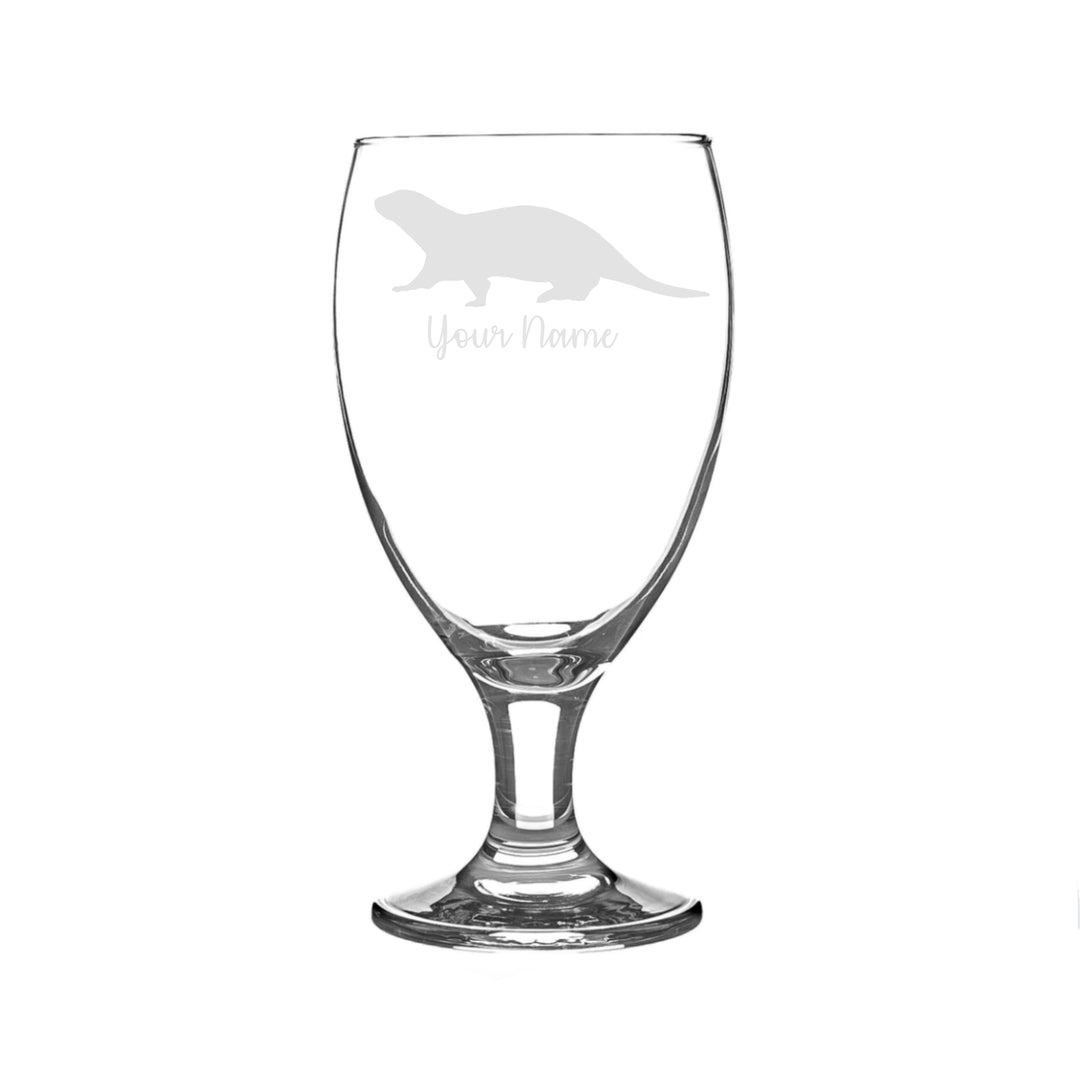 Personalised Otter Craft Beer Snifter Glass