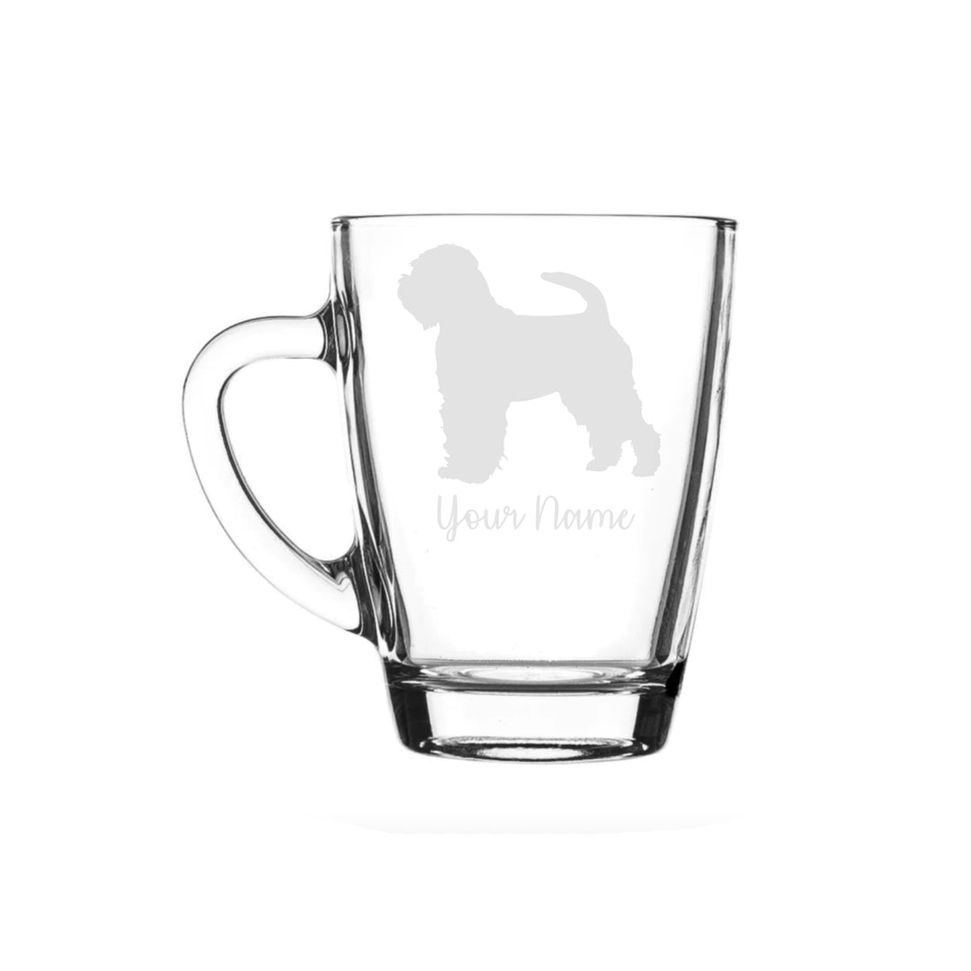 Personalised Soft-Coated Wheaten Terrier Glass Mug