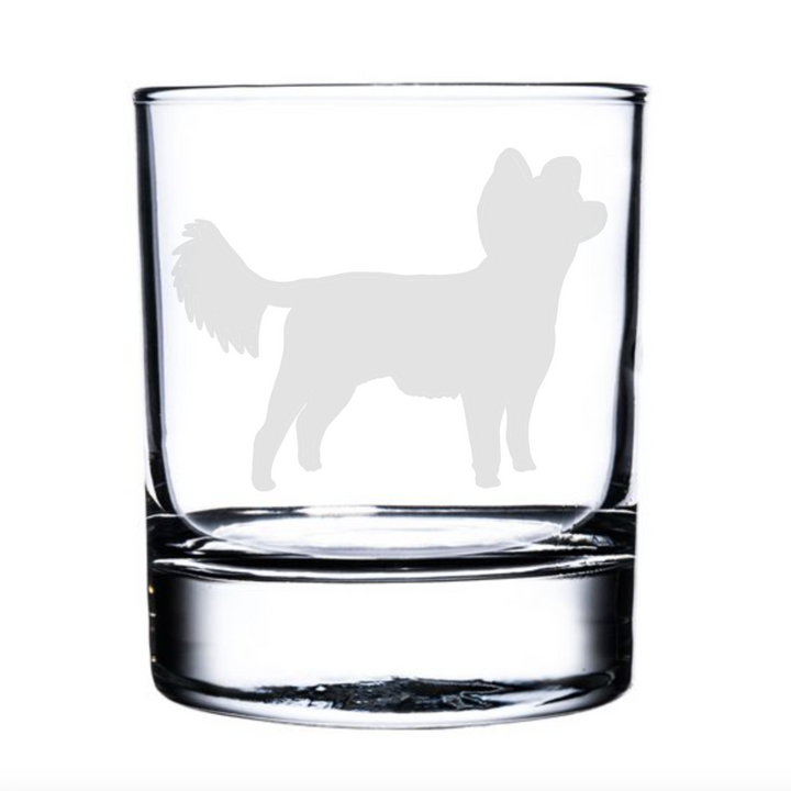Personalised Toy Terrier Dog Engraved Whisky Glass