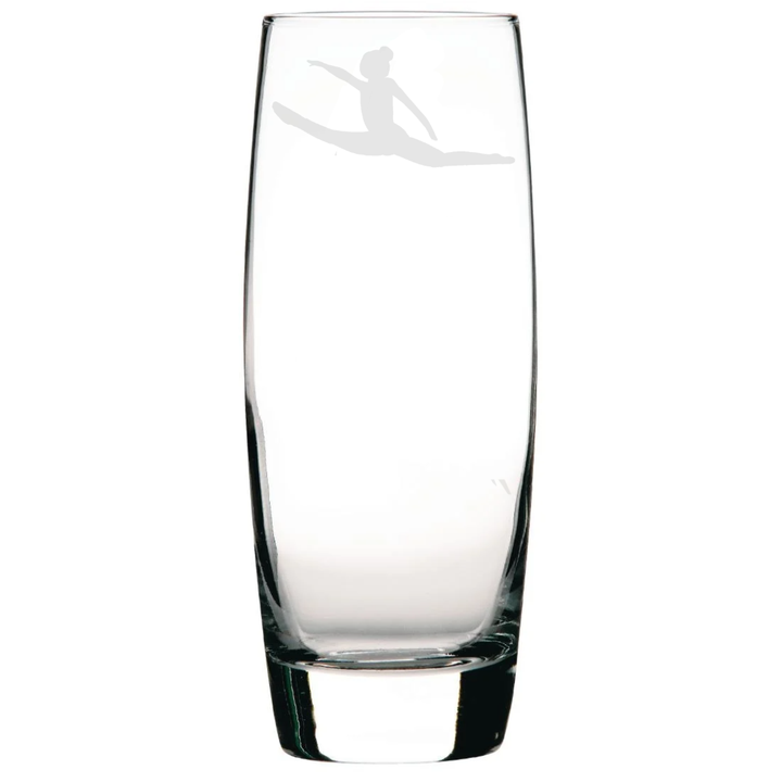 Personalised Gymnast Hi-Ball Glass