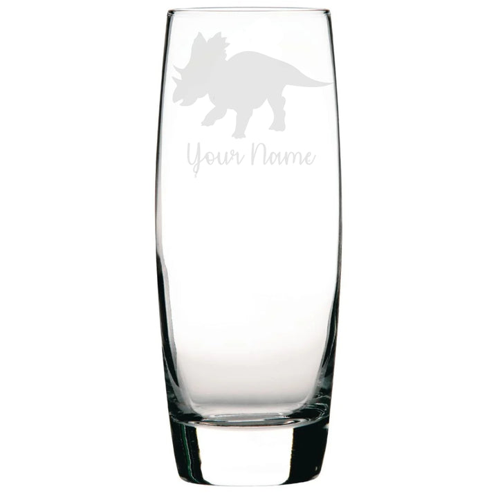 Personalised Pachyrhinosaurus Dinosaur Hi-Ball Glass