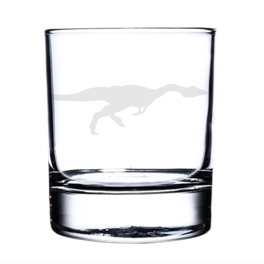 Personalised Compsognathus Dinosaur Whisky Glass