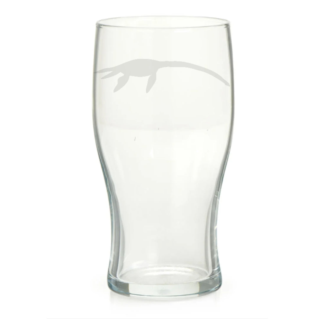 Personalised Thalassomedon Dinosaur Pint Glass