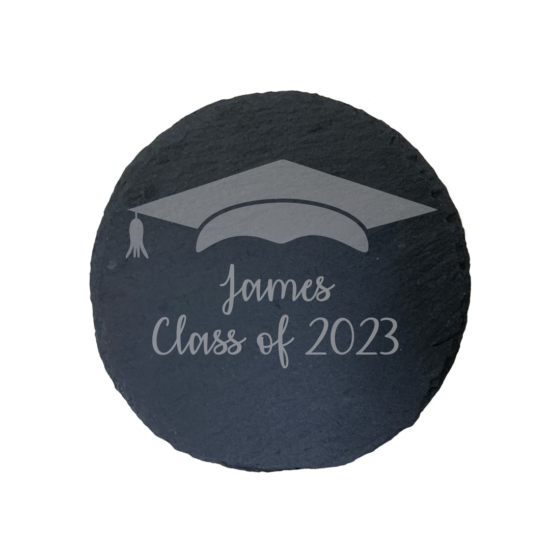 Personalised Graduation Slate Coaster