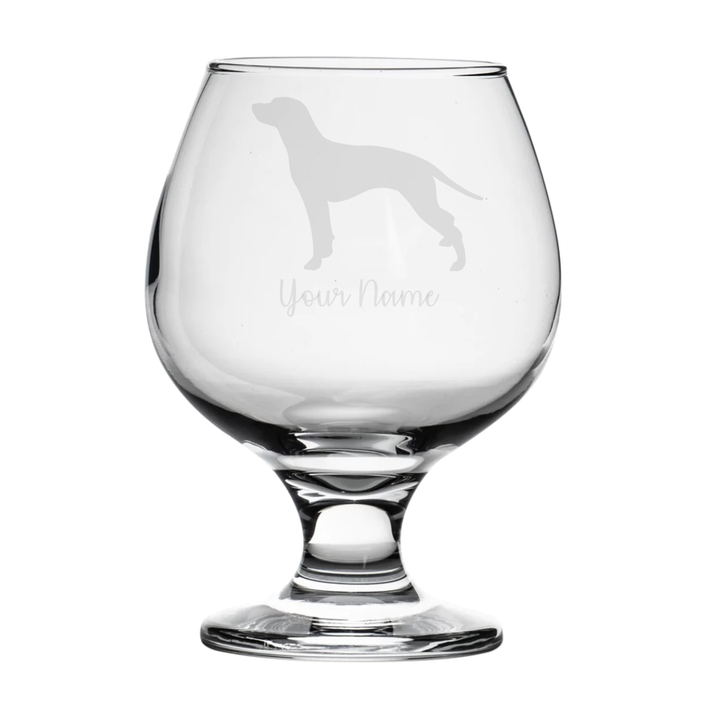 Personalised Dalmatian Dog Brandy Snifter Glass