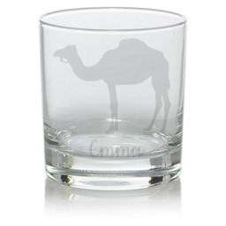 Personalised Camel Whisky Glass