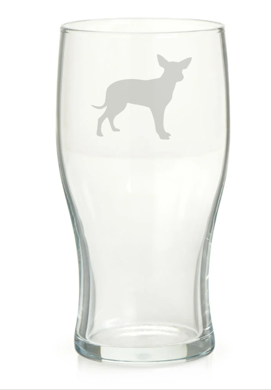 Personalised Chihuahua Pint Glass