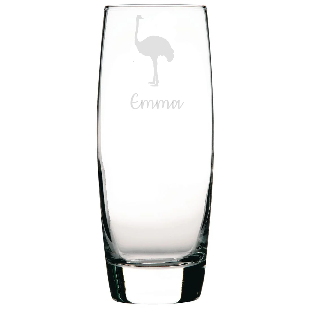 Personalised Emu Hi-Ball Glass