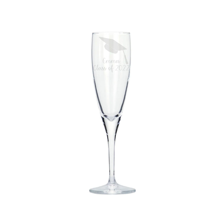 Personalised Graduation Champagne Glass