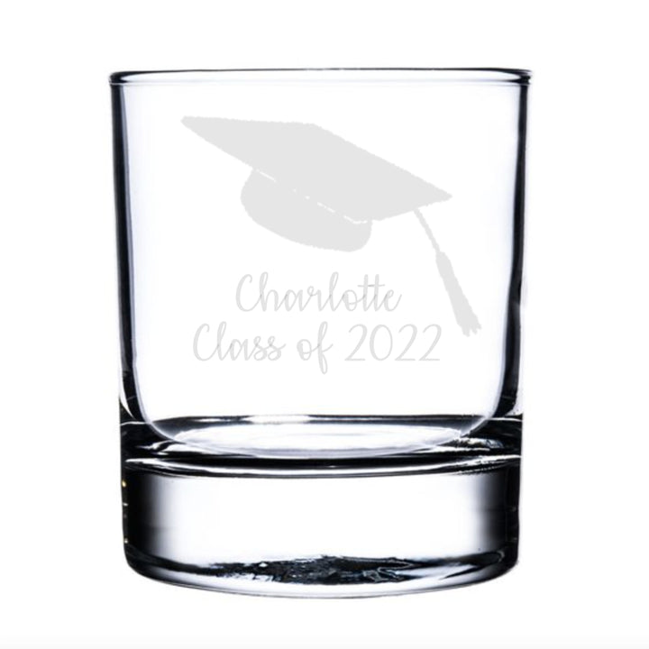 Personalised Graduation Whisky Glass