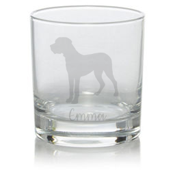 Personalised Great Dane Champagne Glass