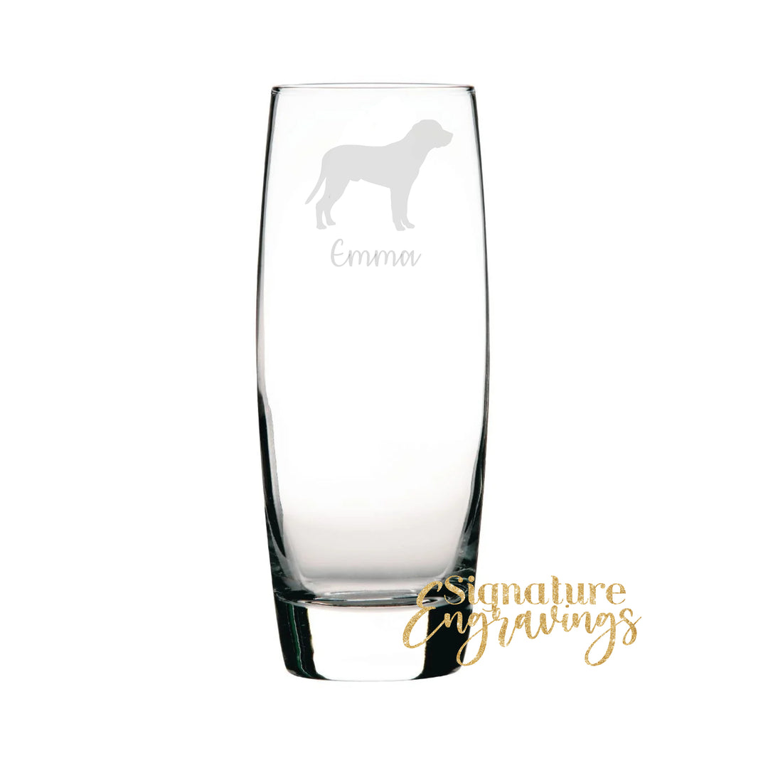 Personalised Greater Swiss Mountain Dog Hi-Ball Glass