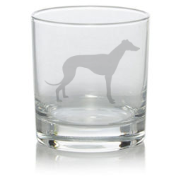 Personalised Greyhound Whisky Glass