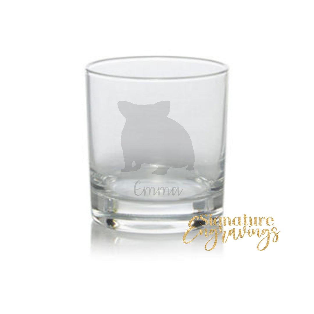 Personalised Hamster Whisky Glass