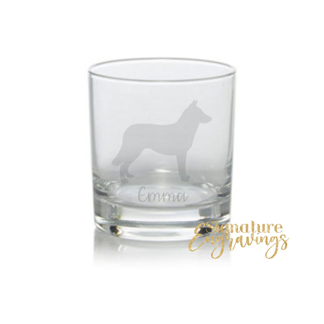 Personalised Lapponian Herder Whisky Glass