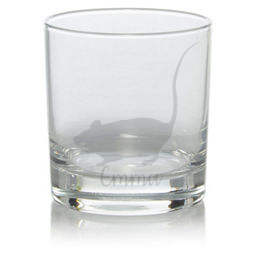 Personalised Rat Whisky Glass