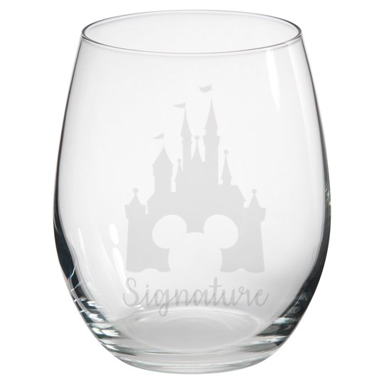 Castle Stemless Wine Glass