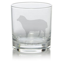 Personalised Sheep Whisky Glass