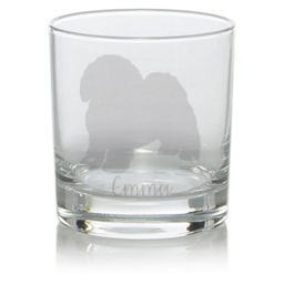 Personalised Short Haired Shih Tzu Whisky Glass