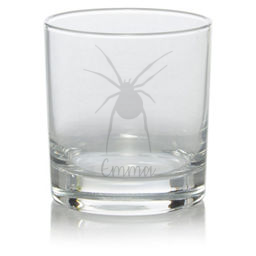 Personalised Spider Whisky Glass