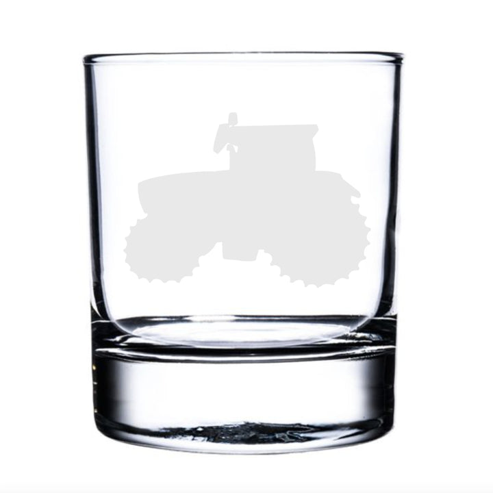 Personalised Tractor Whisky Glass