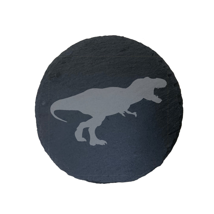 Personalised T-Rex Tyrannosaurus Rex Dinosaur Slate Coaster