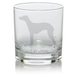 Personalised Whippet Whisky Glass